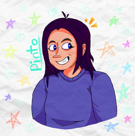 Fully rendered, simple shading (bust/pfp)